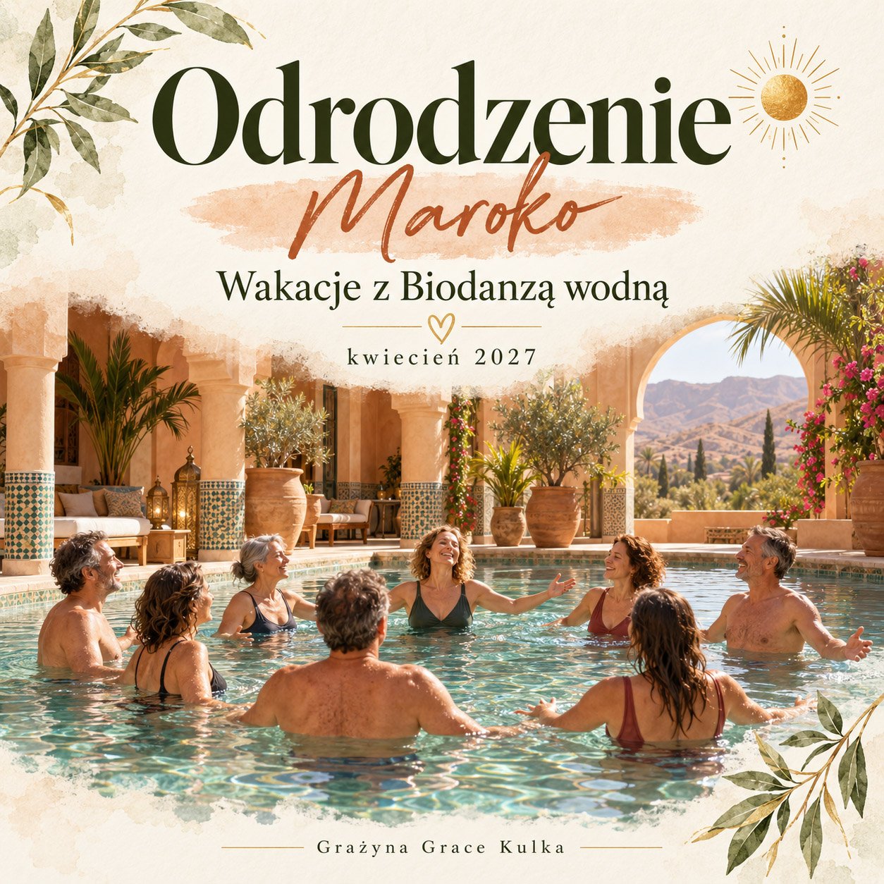 Odrodzenie – wakacje z Biodanzą wodną w Maroku